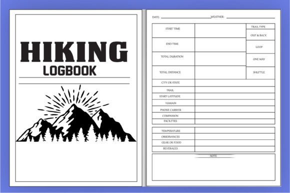 Download Hiking Logbook Kdp Low Content Book - Kdp low content book Collection