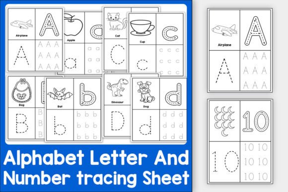 Download Alphabet &amp; Numbers Tracing for Preschool - Tracing Collection