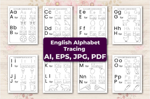 Download Alphabet  Tracing &amp; Color Page for Kids - Tracing Collection