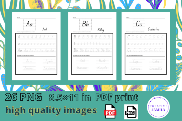 Download ABC Handwriting Tracing Book - Tracing Collection