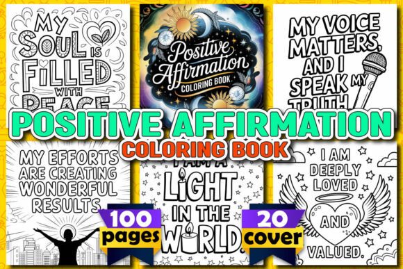 Download 100 Positive Affirmation Coloring Pages - Positive affirmation coloring pages Collection