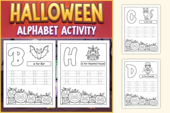 Download Halloween Alphabet Tracing Worksheets - Tracing Collection