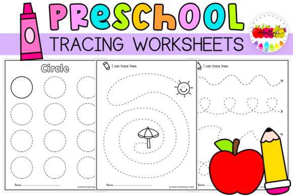 Download Preschool Line, Shape Tracing Worksheets - Premium Resources
