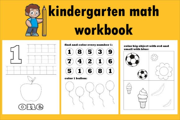 Download Kindergarten Math Workbook_ Tracing Book - Tracing Collection