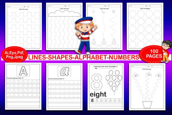 Download Kids Tracing Workbook Activity Book - Premium Resources
